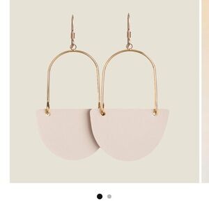 Nickel & Suede lightweight leather earrings